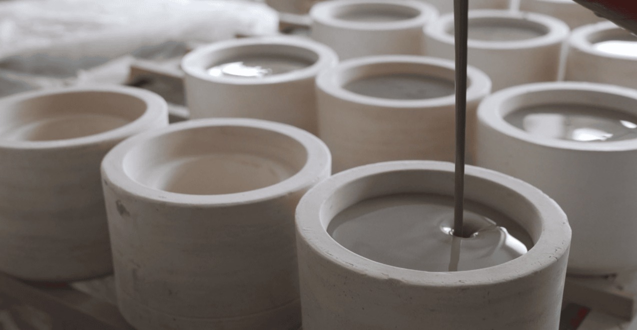 Slip-cast specialised ceramics